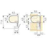 QLON Tochtstrip QL3074 voor Schuifpuien - Afbeelding 2