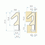 QLON Tochtstrip QL3091 voor buitendraaiende Deuren en Ramen - Afbeelding 2