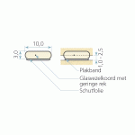 QLON Tochtstrip QL3126 10x3mm Universeel Zelfklevend - Afbeelding 2