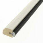 QLON Houten Opbouw Tochtstrip QL55 Wit Gegrond