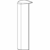 MACO Afdekkap hoekl.band DT Ls Wit MU 41741