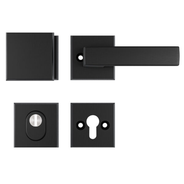 AXA veiligheidsbeslag Edge Plus kerntrek Cube zwart SKG***